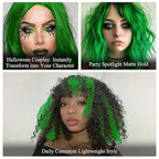 Green Temporary Hair Dye Wax Natural Instant Hair Color Wax Pomades 4.23 oz, Hair Styling Clay for Party, Cosplay, Halloween, Christmas