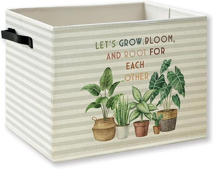 Inspirational Boho Classroom Foldable Storage Bins Box by KSDUT