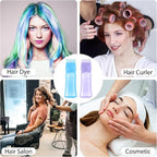 Root Comb Applicator Bottle 6 OZ, Hair Oil Applicator Bottles for Scalp with Massage Comb, 2 Pack Hair Dye Applicator with Graduated Scale (Purple, Blue)