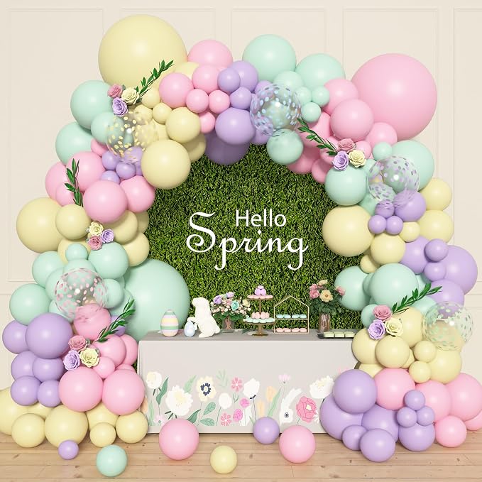Amandir 153pcs Pastel Balloons Garland Arch Kit Different Sizes | 18 12 10 - Image 2