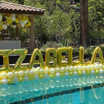 Letter Balloons Gold Party Balloon - Image 6