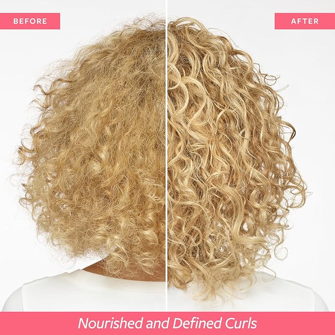 FUNCTION OF BEAUTY Leave In Conditioner for Curly Hair, 7 oz - Sulfate Free Conditioner with Mango Butter Hydrates, De-Frizzes and Defines Curls