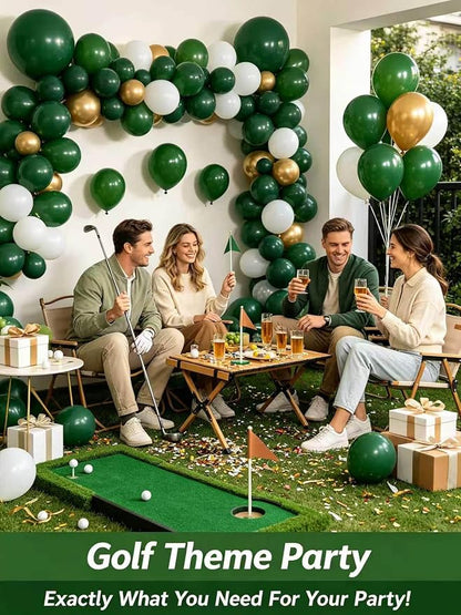 Green Balloons 125 Pack Different Sizes 18 12 10 5 Inch Dark Green Balloon Arch - Image 8