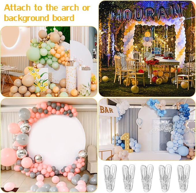 30 Pack Balloon Arch Clips, Clamps - Image 4