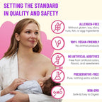Mama's Select Postnatal Vitamins – Boosts Hair Recovery, Milk Supply, & Wellness – Allergen-Free, Vegan, MTHFR Friendly, Methylated Folate & B Vitamins, Easy-to-Swallow, No Biotin - 30 Capsules