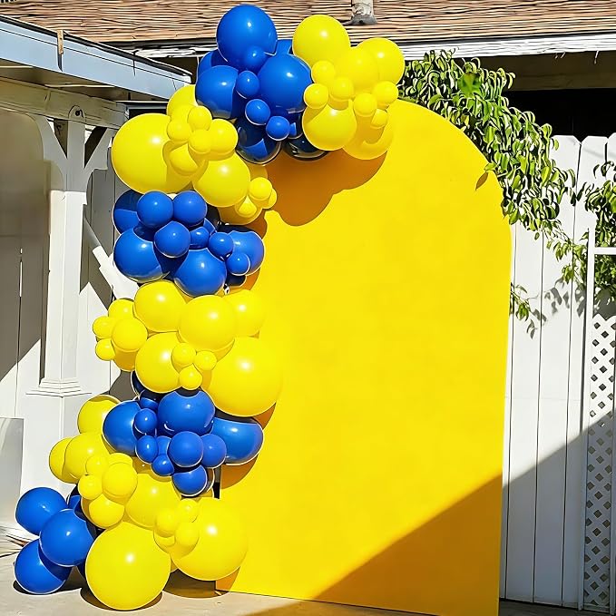 YMSZ Blue and Yellow Balloons Arch Kit, Graduation, Baby Shower Party - Image 6