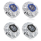 4PCS Aluminum Foil Heat Cap for Deep Conditioning, Waterproof Dustproof Thickened Shower Caps Reusable Heat Cap Processing Caps for Home and Salon Use, Hair Dyeing and Hot Oil Treatment Tools