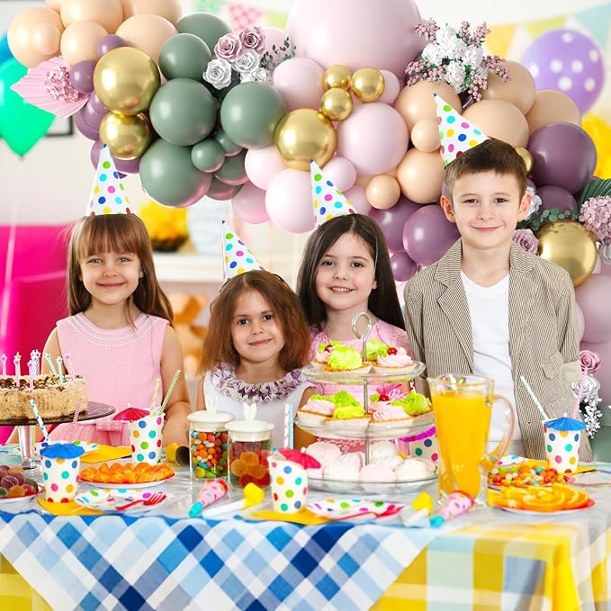 Dusty Green Purple Pink Balloon Arch Kit, Pastel Balloons Garland Party - Image 4