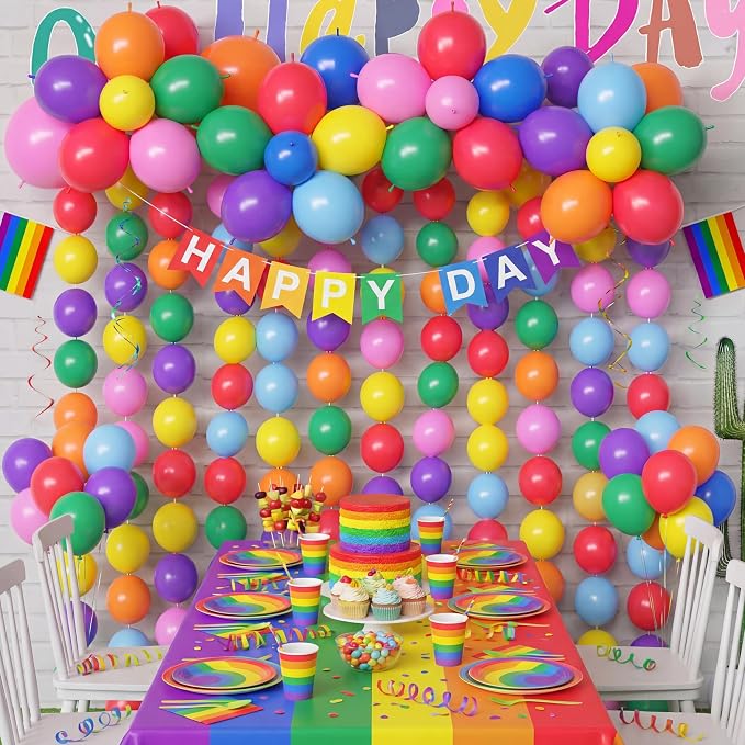 100 Pcs Link Balloon Quick Linking Latex Connected Balloons Linkable - Image 2