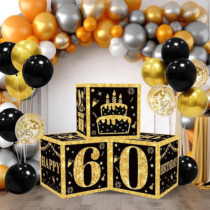 DataMoon 60th Birthday Decorations Boxes - Image 9