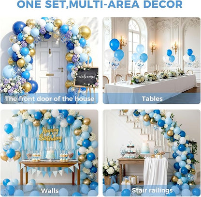 LovesTown 110PCS Latex Balloons 12inch Royal Blue Party Balloons Arch - Image 4