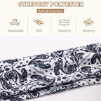 Meifuly 4 Pack Fashion Grommet Wide Headbands for Women, Hollow Out Eyelets Elastic Wide Headband, Y2k Girls Punk Grunge Stretchy Hair Accessory