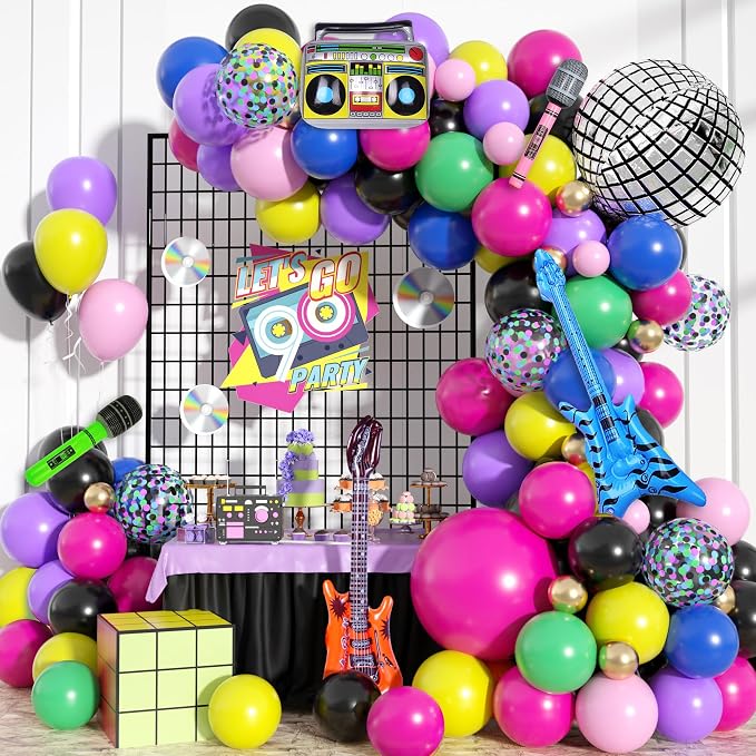 80s 90s Theme Birthday Party Decorations by Govpy