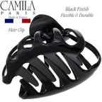 Camila Paris CP3050 French Octopus Hair Clip, Large Hair Clips for Thick Hair, Big Hair Claw Clip for Long Hair, Durable Girls Hair Clips for Women for Wavy Hair, Strong No-Slip Grip. Made in France