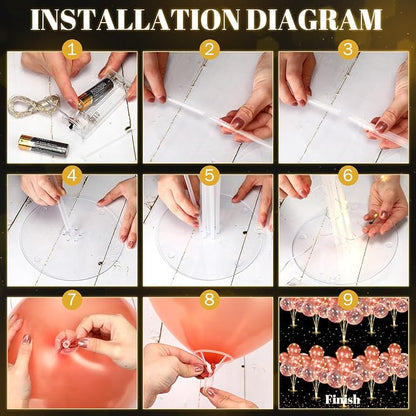 10 Set Balloon Stand Kit for Centerpiece - Image 2