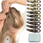 9 Pack Prestige Hair Pins for Women, 2.36" Small French Hair Pins for Thin & Thick Hair, Curved Anti-Slip Design for Better Hold, Perfect Holiday Gift for Her