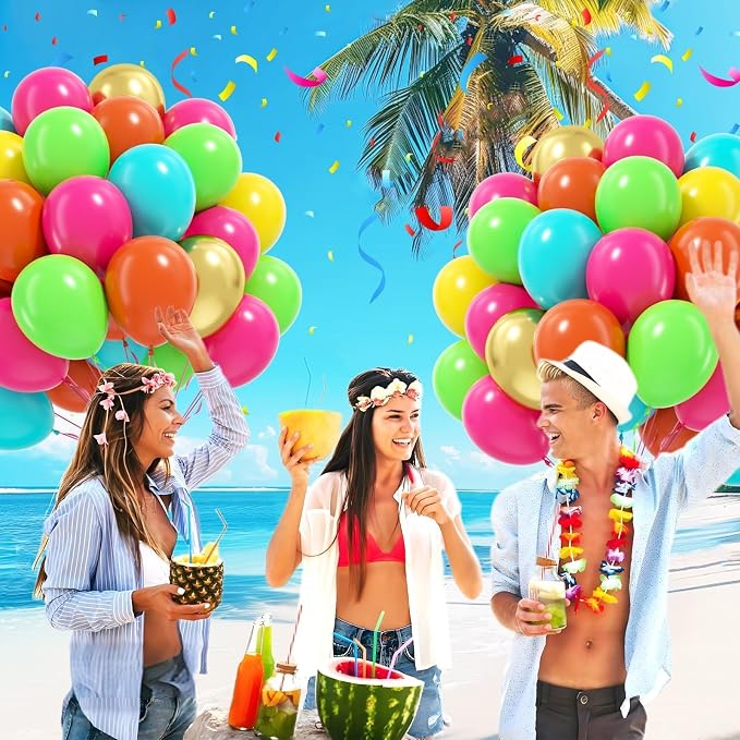 60pcs 12inch Tropical Balloons - Image 4