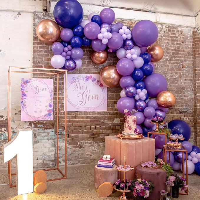 PartyWoo Dark Purple Balloons 20pcs Royal Purple Color 18 Inch | Balloons - Image 4