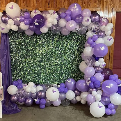 Purple and White Balloons, Lavender Party Balloons - Image 7