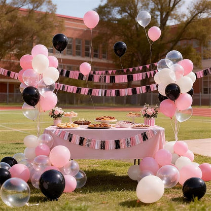 Black and Pink Balloons Set - Image 6