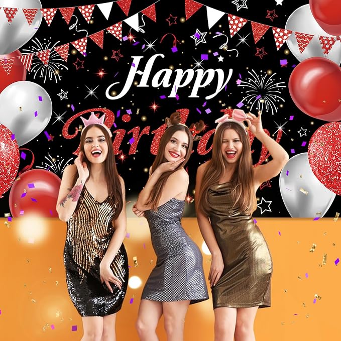 Happy Birthday Banner Decorations - Image 6