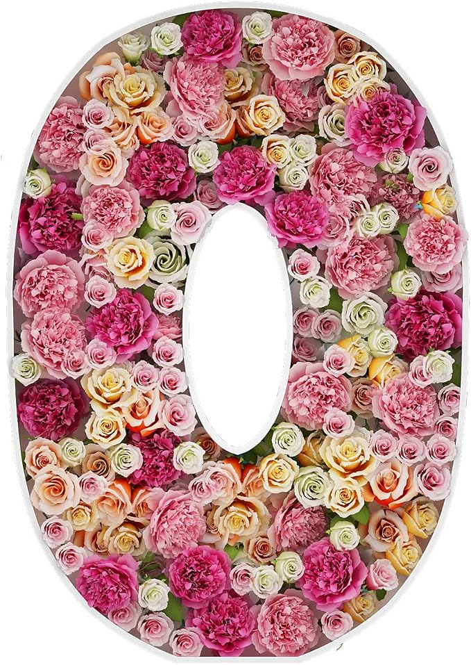 2FT Letter O Mosaic Balloon Frame Letter DIY Fillable Letters Kit by JW+Passion+-+Premium+Quality%2C+Made+With+Passion