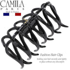 Camila Paris CP3521 French Large Hair Clips for Women Thick Hair for Long Wavy Curly Hair, Girls Hair Claw Clips Styling Big Hair Clip for Thick Hair, Strong Hold No Slip Grip Claw Clip Made in France