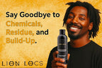 Lion Locs Shampoo and Conditioner for Dreads, Sisterlocks, Locks, & Dreadlocks | Lightweight Vegan Co Wash (8oz)
