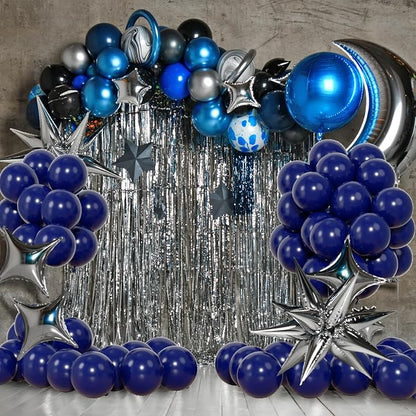 50pcs Navy Blue Balloons, 12inch Helium Quality Nile Blue Balloons | Balloons - Image 4
