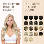 GOO GOO Clip in Hair Extensions Real Human Hair, Remy Human Hair Extensions Clip ins for Women, Natural Human Hair, 14inch 130g 9Pcs, 17A/60A Ash Blonde Highlighted Platinum Blonde