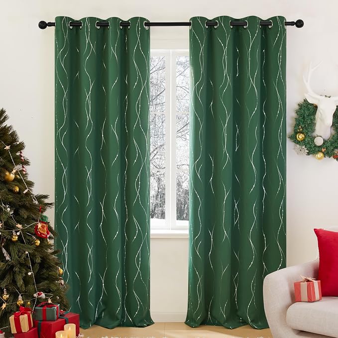 Deconovo Living Room Curtains 95 Inches Long, Thermal Insulated, Room Darkening by Unknown