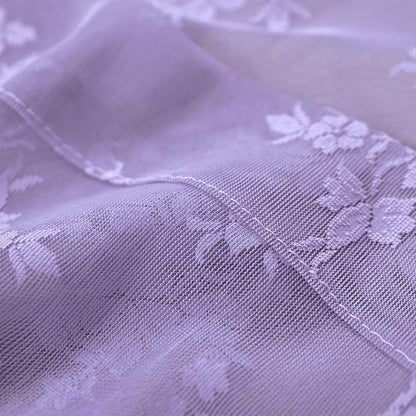 Kotile Light Purple Lace Curtains - Image 7