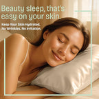 BLISSFORD Satin Pillowcase with Zipper, for Hair and Skin Care, Feels Soft and Cool Like a Silk Pillowcase, Satin Pillow Cases 2 Pack, Slik Pillow Cover, Light Beige - Queen Size, Set of 2