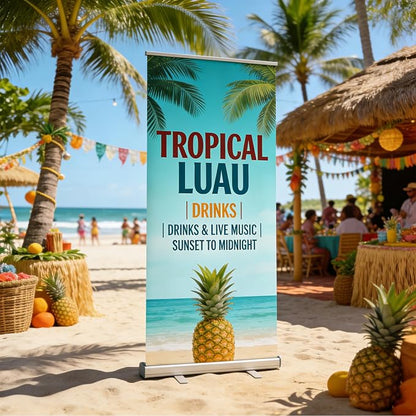 Custom Retractable Banner with Stand, Personalized Roll Up Banner, Full Color - Image 7