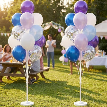 Blue Purple Balloon Column Kit for Floor or Table Decor for Party | Use it at a - Image 8