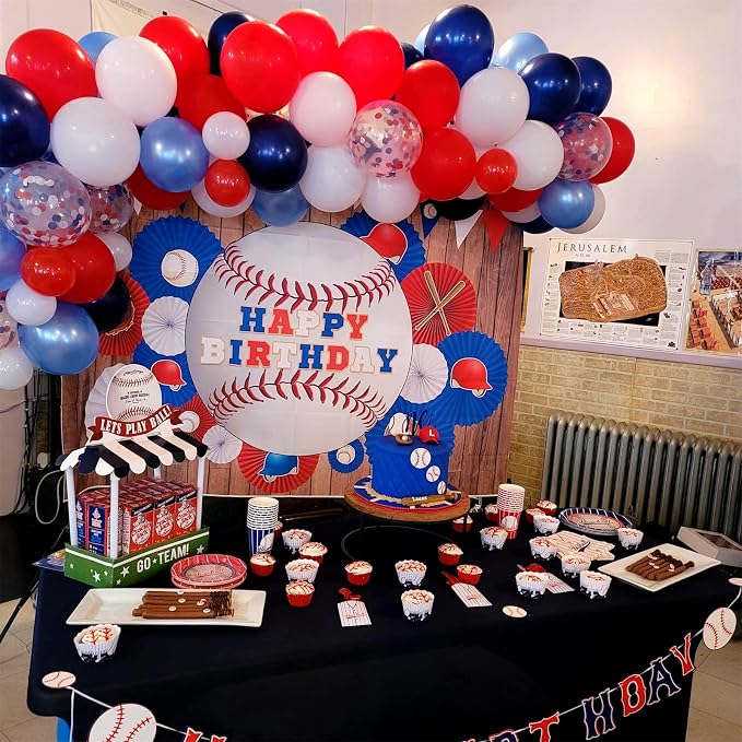 Red White Blue 4th of July Balloons - Image 4