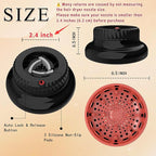 Universal Portable Blow Dryer Diffuser for Curly and Natural Wavy Hair, Hair Dryer Diffuser for Curly and Natural Wavy Hair (Black&Red)