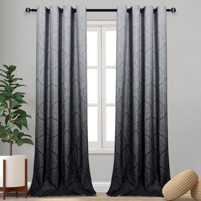 DWCN Ombre Blackout Curtains for Living Room by DWCN