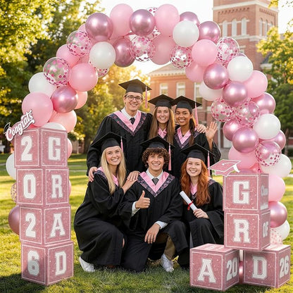 Pink Graduation Decorations 2026 - Image 5