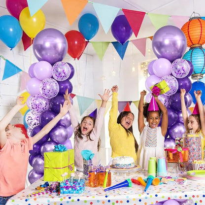 Purple Balloon Column Stand Kit Set of 2 - Image 9