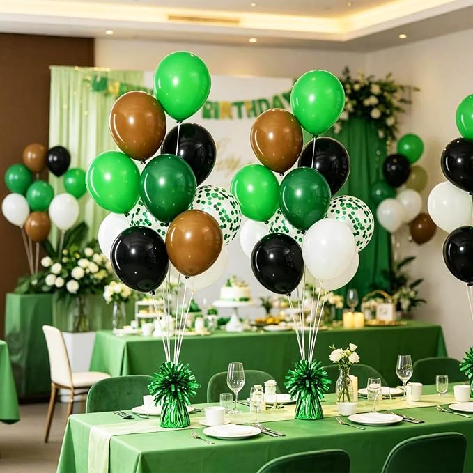 Green Balloon Weights Pack of 6 - Image 4