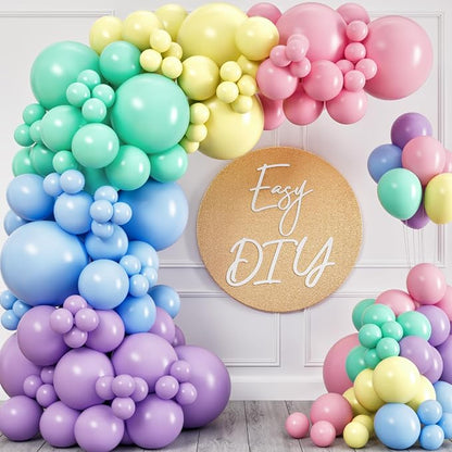 ALL-IN-1 Pastel Balloon Arch Kit by SherylDecor