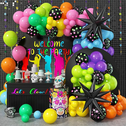 Rainbow Balloon Arch Garland Kit by Paeyeq