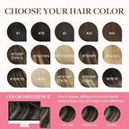 GOO GOO Clip in Hair Extensions Real Human Hair, Remy Human Hair Extensions Clip ins for Women, Natural Human Hair, 24inch 120g 7Pcs, 1B/16/1B Balayage Natural Black to Light Blonde