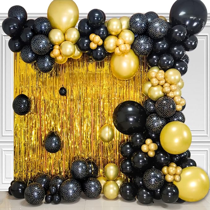 Black Latex Balloons 100 Pack 12 Inch Black Round Helium Balloons Party Balloons - Image 8