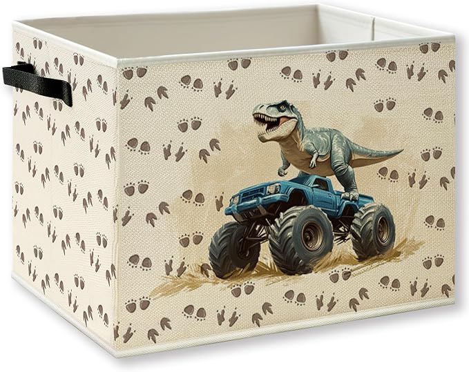 Dinosaur Nursery Foldable Storage Bins Box by KSDUT