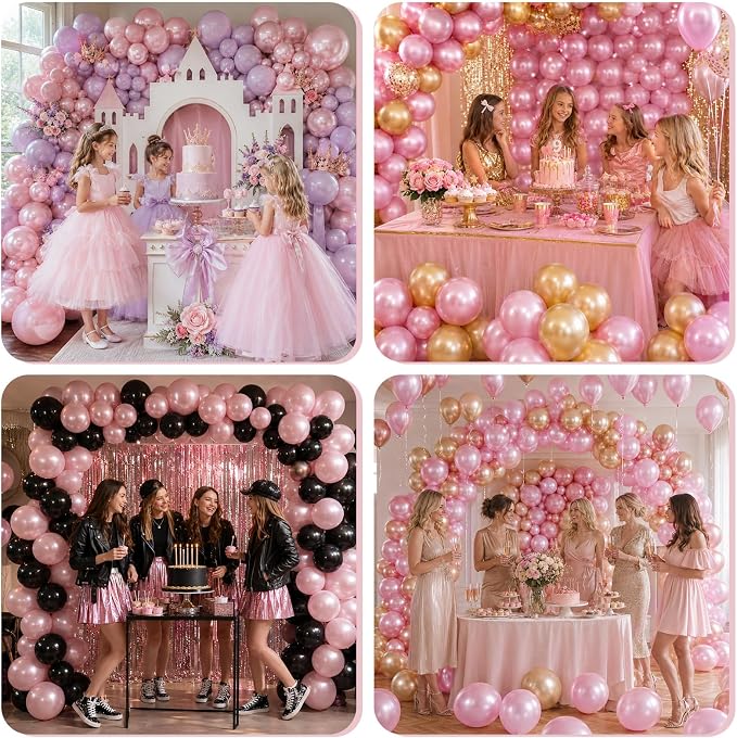 Metallic Pink Balloons - Image 8