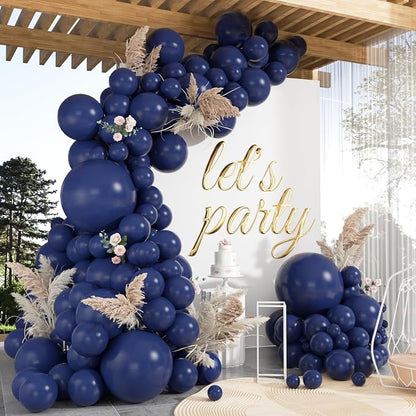 102pcs Navy Blue Balloons Garland Arch Kit, 18 12 10 5 Inch Balloons | Balloons by ZizasAry