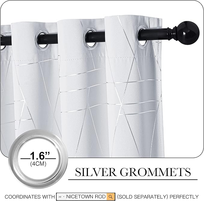 NICETOWN Room Darkening Curtain Panels, Luxury Home Fashion Curtains - Image 3