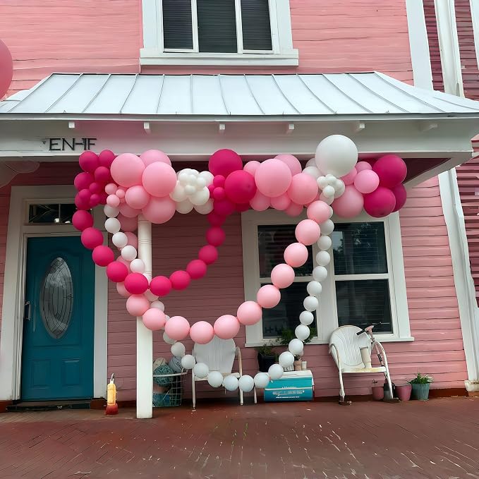 Pastel Pink Linking Balloons, Quick Linked Balloon - Image 9